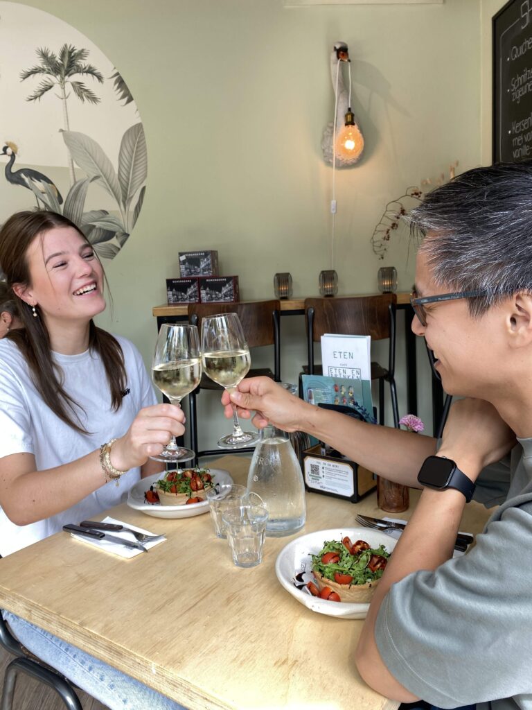 Voorgerecht bij het keuzemenu van café Eten en Drinken Malden